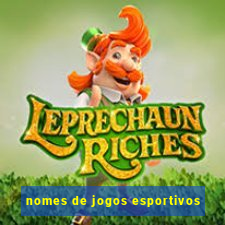 nomes de jogos esportivos